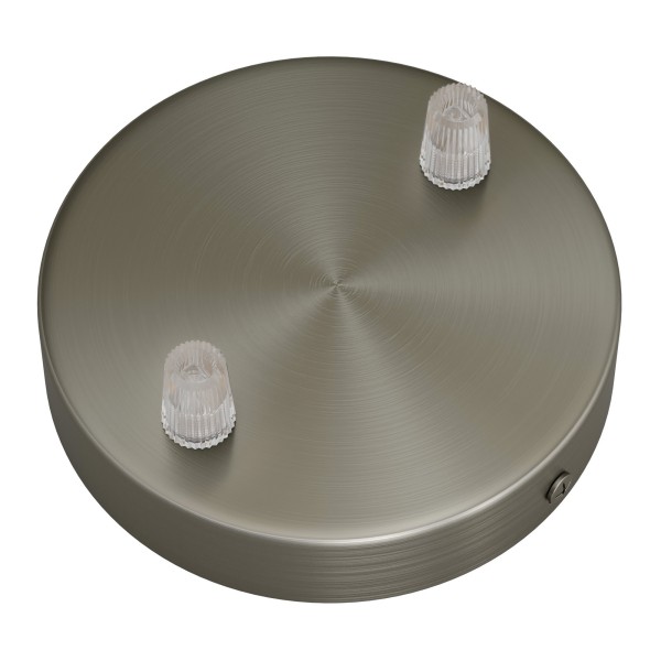 Classic 2-hole Round Metal Ceiling Canopy Kit