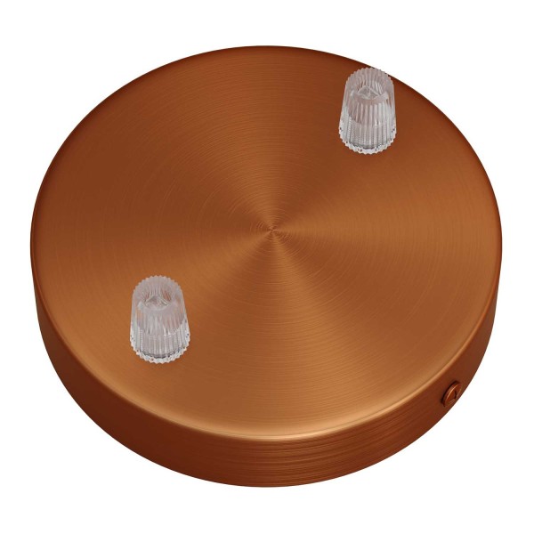 Classic 2-hole Round Metal Ceiling Canopy Kit