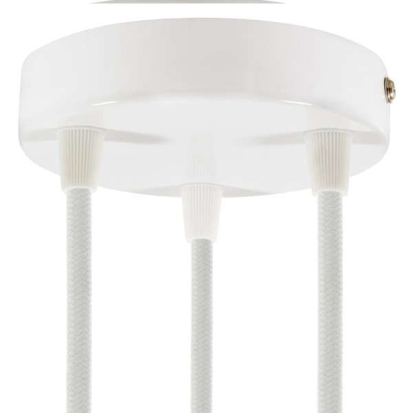 Classic 3-hole Round Metal Ceiling Canopy Kit
