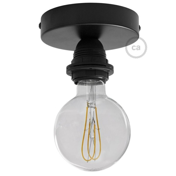 Fermaluce Metal with E26 threaded socket, the metal wall or ceiling light source