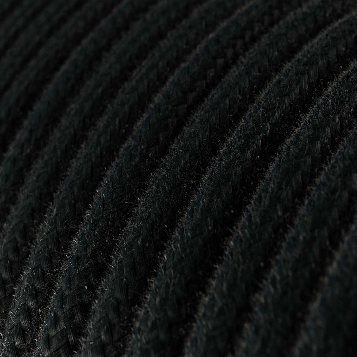 Cloth Covered Wire - Black Cotton RC04 - UL Listed