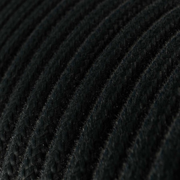 Cloth Covered Wire - Black Cotton RC04 - UL Listed