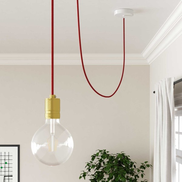 Cloth Covered Wire - Red Cotton RC35 - UL Listed