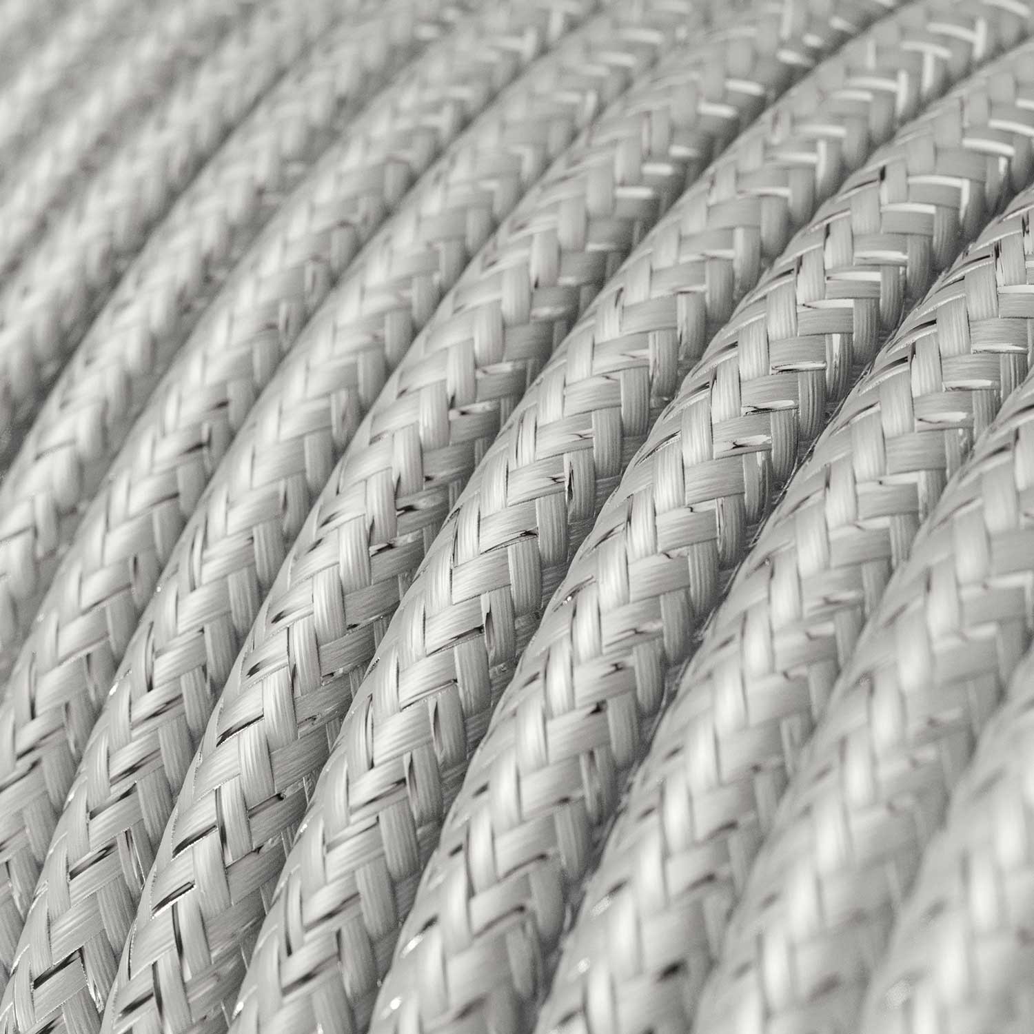 Cloth Covered Wire - Silver Glitter RL02 - UL Listed