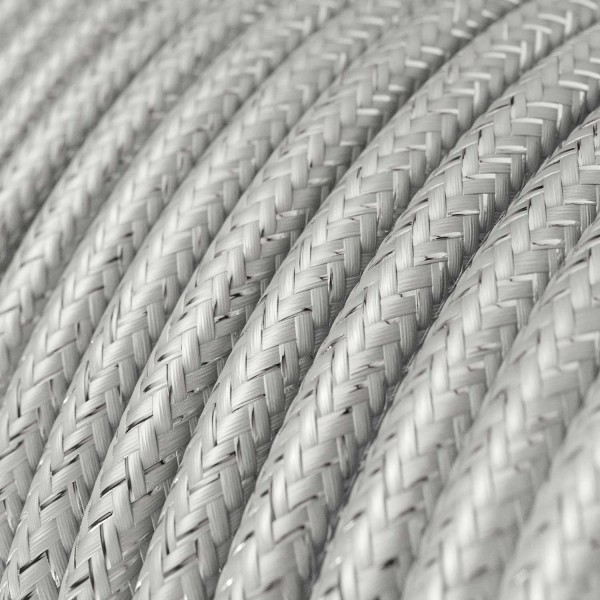 Cloth Covered Wire - Silver Glitter RL02 - UL Listed