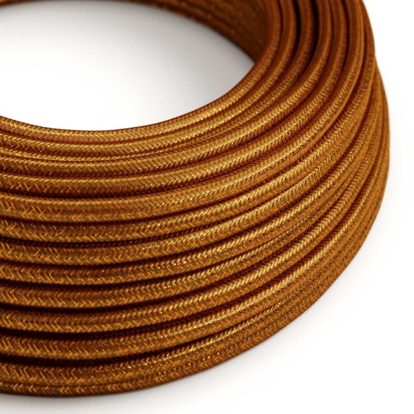 Copper Glitter covered Round electric cable - RL22