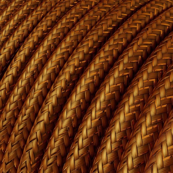Copper Glitter covered Round electric cable - RL22