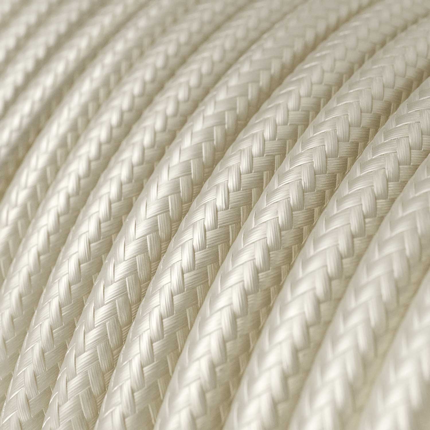 Cloth Covered Wire - Ivory Rayon RM00 - UL Listed