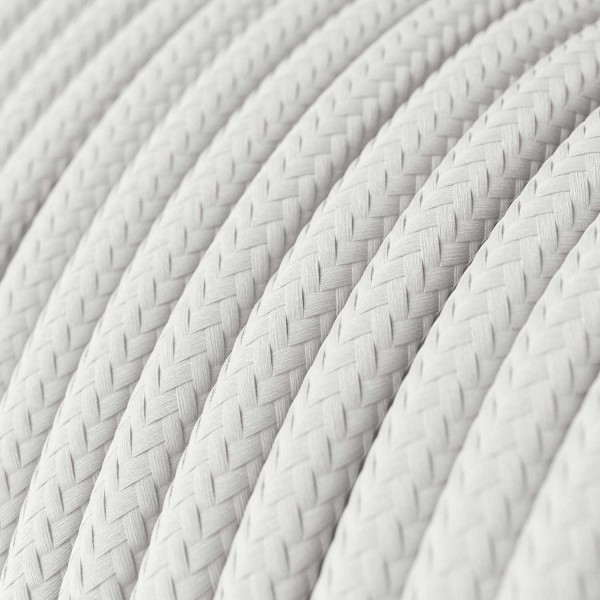 Cloth Covered Wire - White Rayon RM01 - UL Listed
