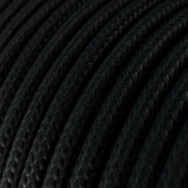 Cloth Covered Wire - Black Rayon RM04 - UL Listed