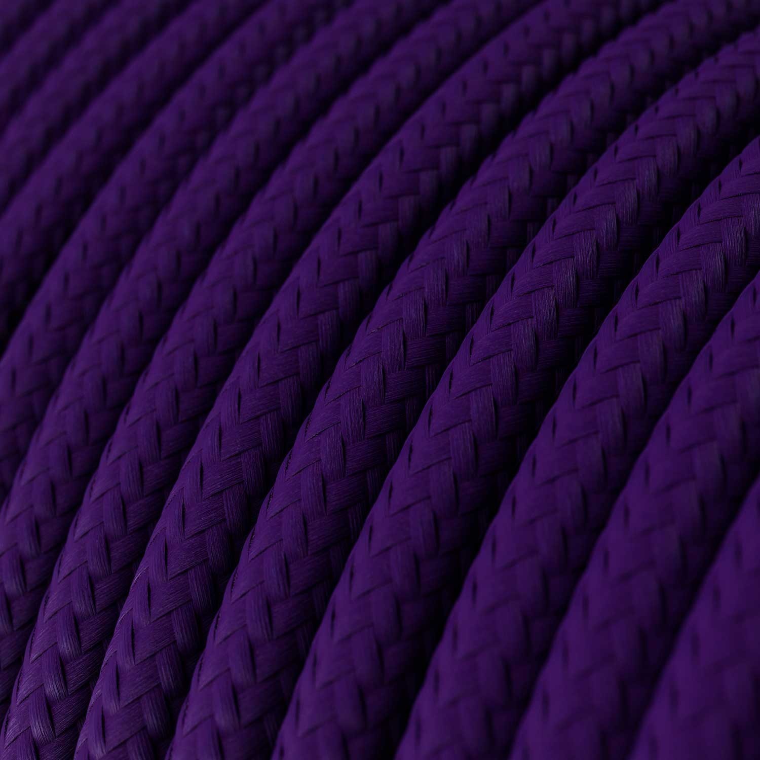 Violet Rayon covered Round electric cable - RM14