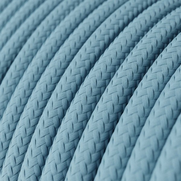 Cloth Covered Wire - Baby Blue Rayon RM17 - UL Listed