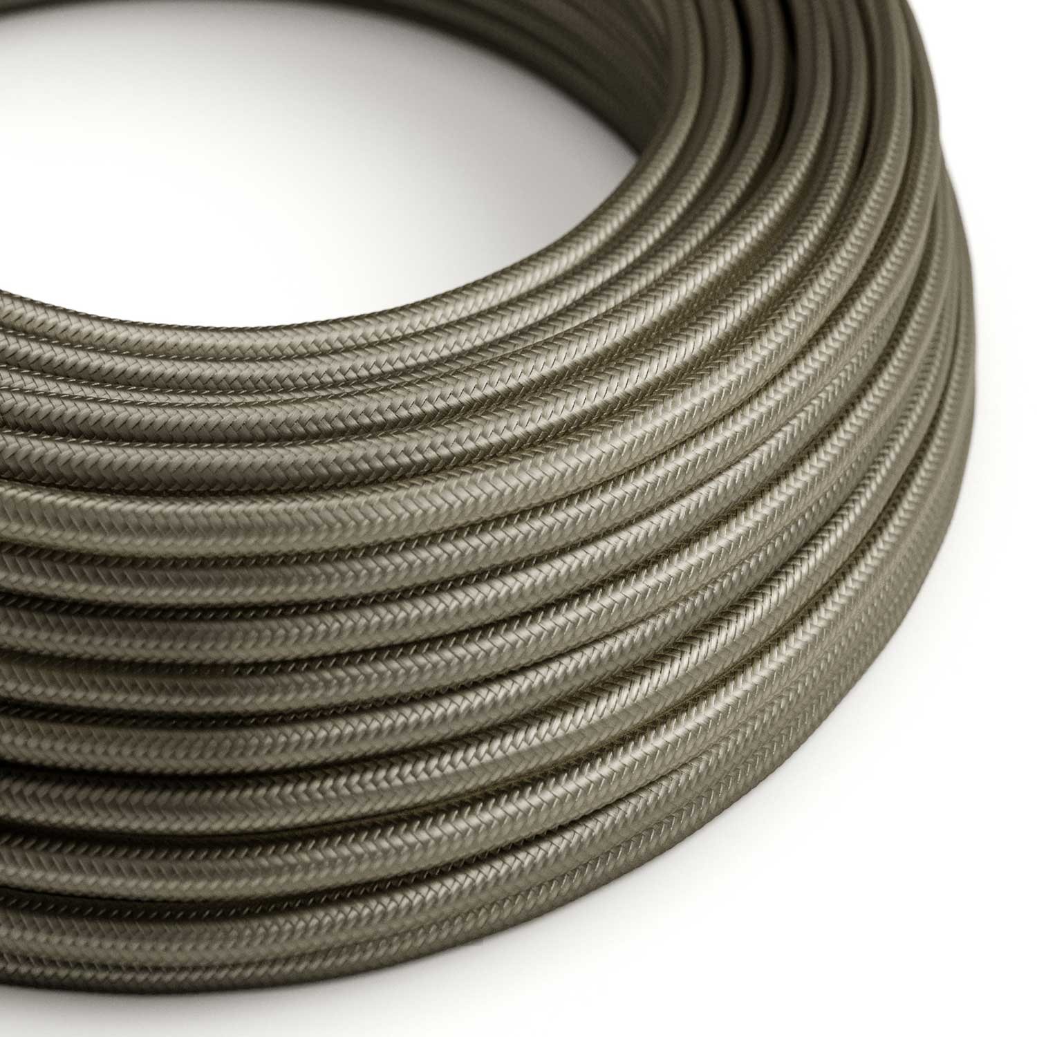 Cloth Covered Wire - Dark Gray Rayon RM26 - UL Listed