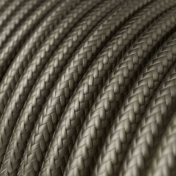 Cloth Covered Wire - Dark Gray Rayon RM26 - UL Listed