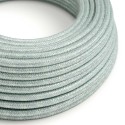 Blue Haze Cotton covered Round electric cable - RX12