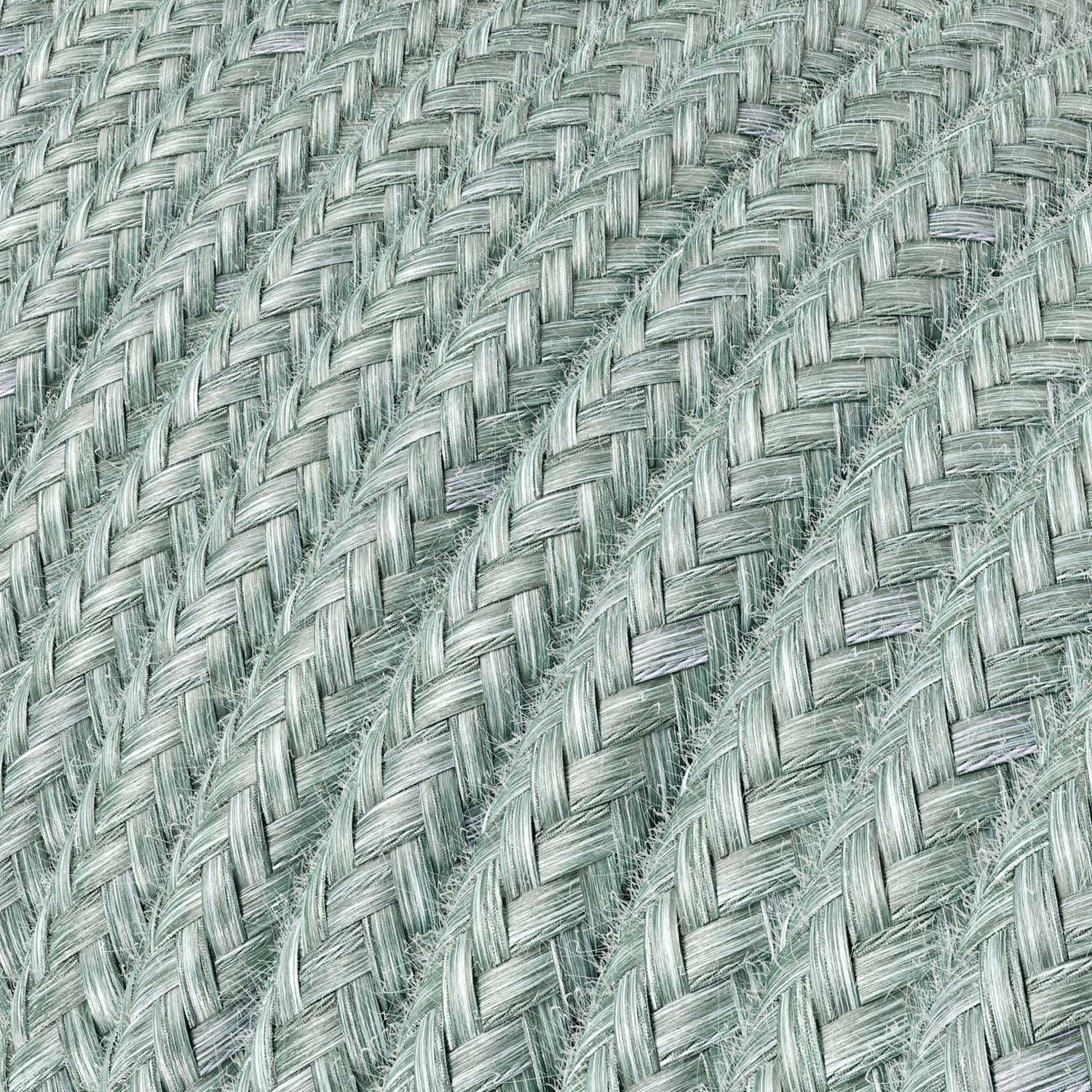 Blue Haze Cotton covered Round electric cable - RX12