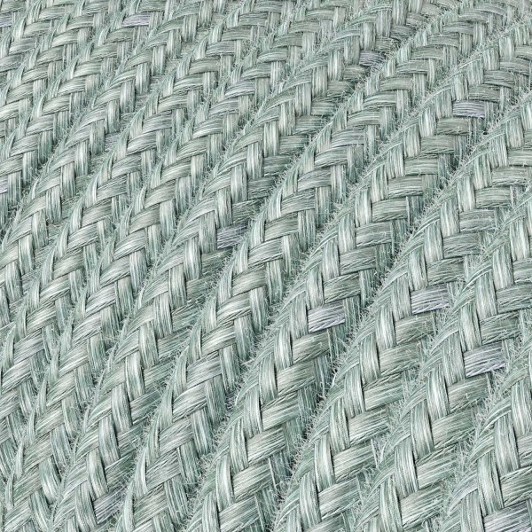 Blue Haze Cotton covered Round electric cable - RX12