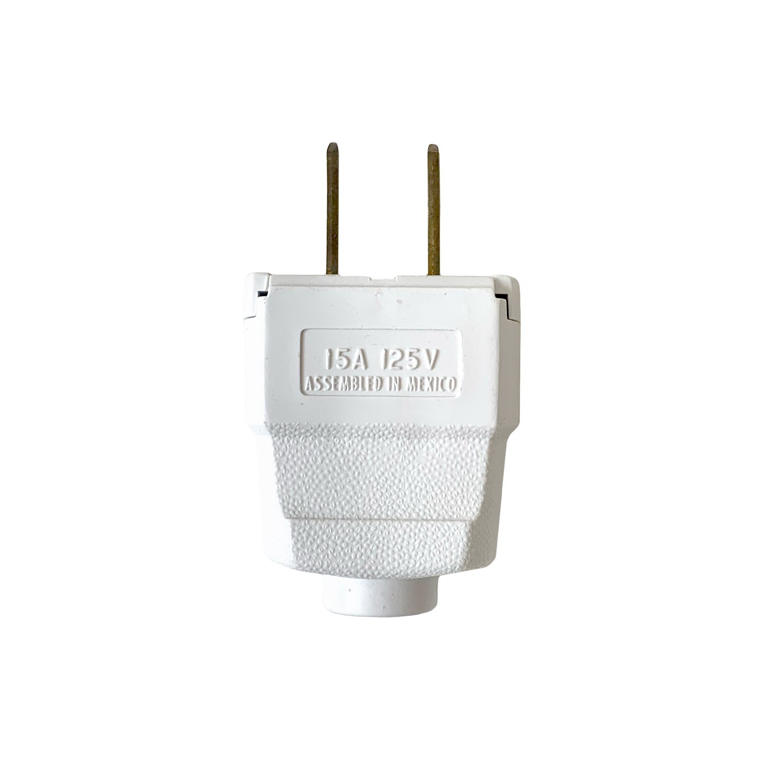2-prong plug - White