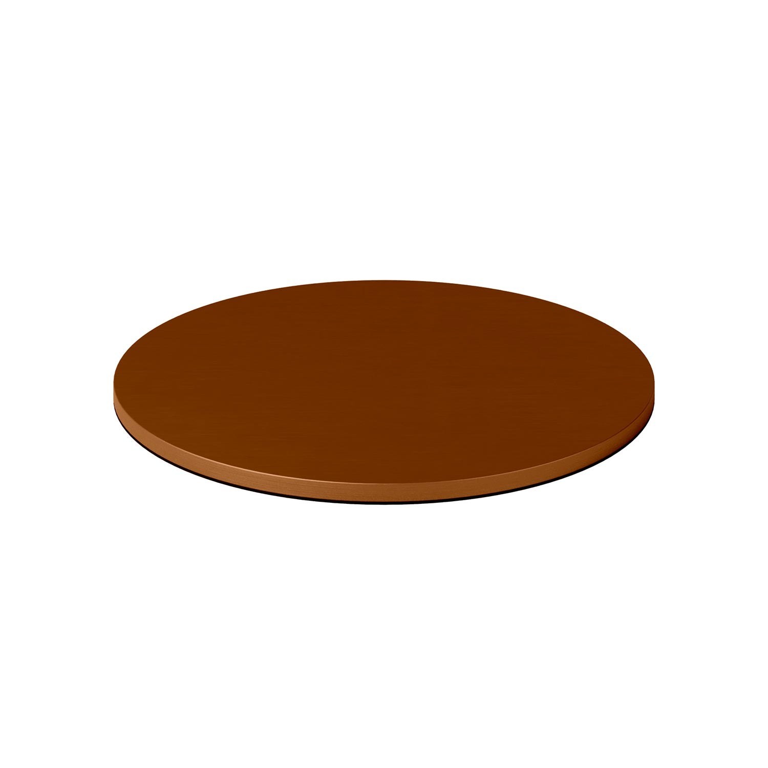 Round metal base for MAG-Y table lamp - Brushed copper
