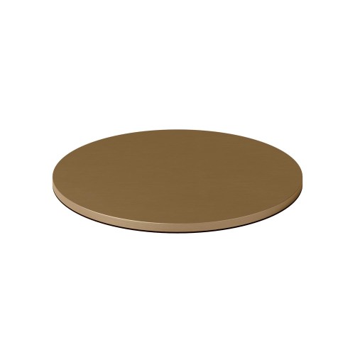 Round metal base for MAG-Y table lamp - Brushed bronze