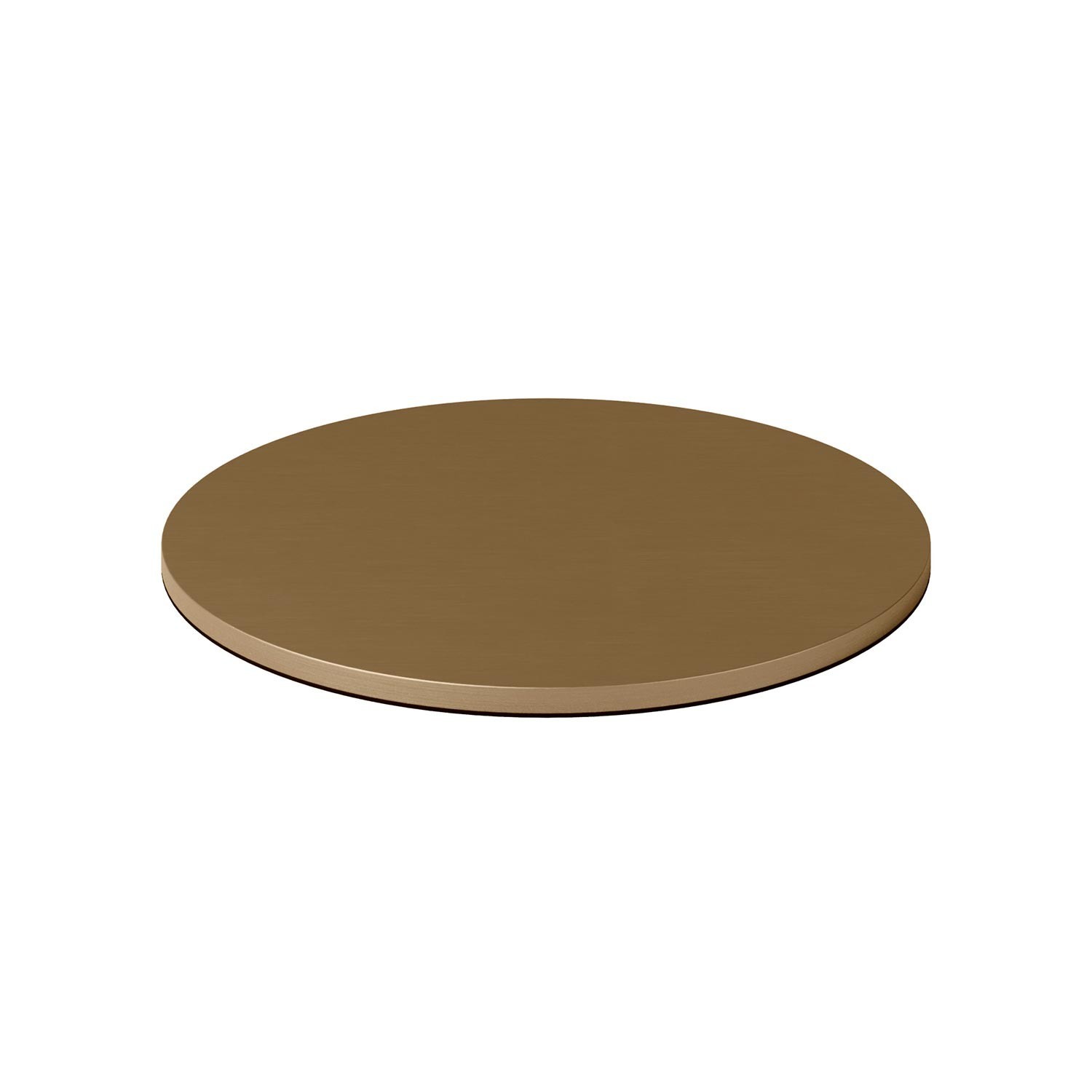 Round metal base for MAG-Y table lamp - Brushed bronze