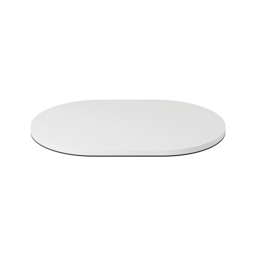 Oval metal base for MAG-Y table lamp - Matt white