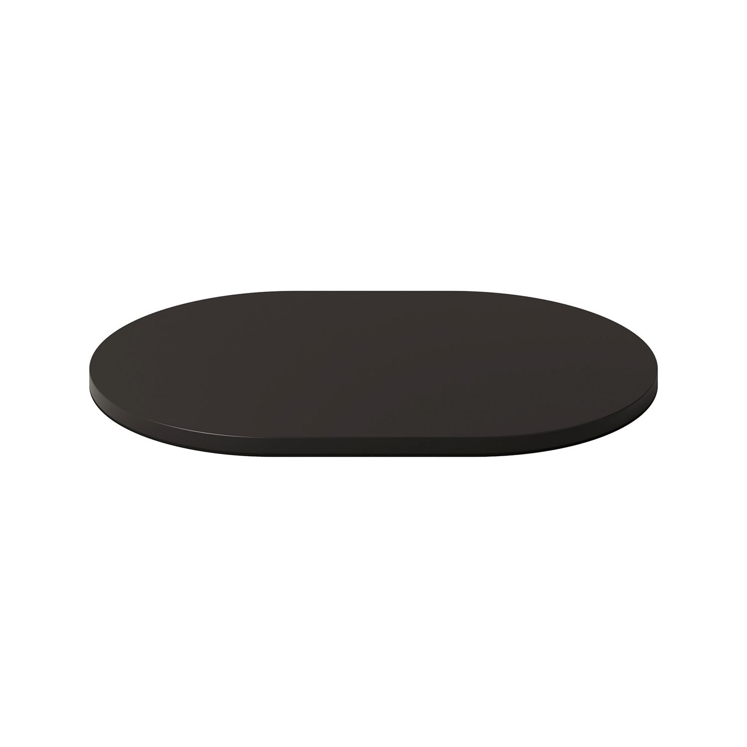 Oval metal base for MAG-Y table lamp - Black