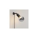 MAG-Y wall lamp with joint and metal dome bulb