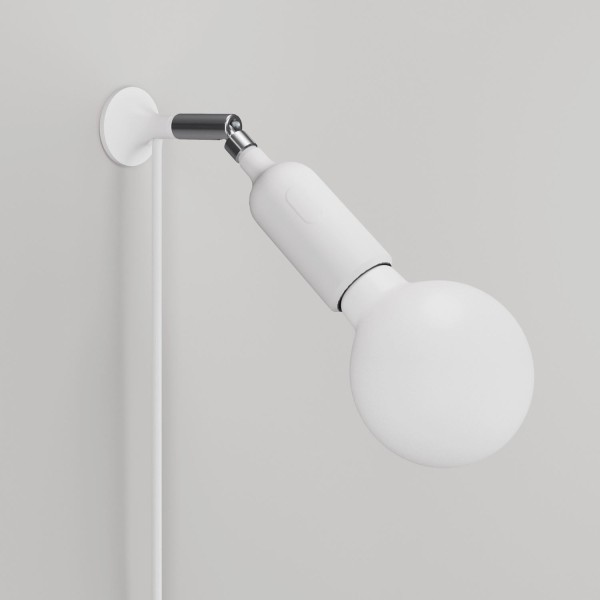 MAG-Y wall lamp with silicone socket and integrated switch