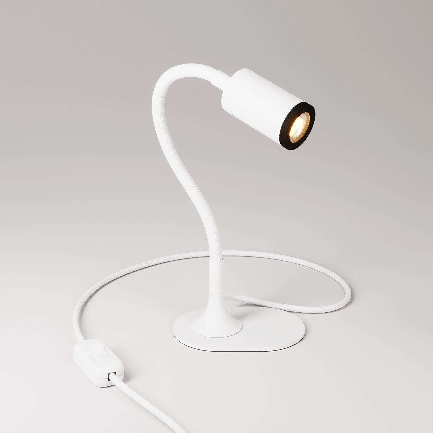 MAG-Y spotlight with adjustable extension - Matt white