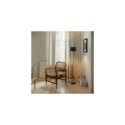 MAG-Y floor lamp with round metal base with fitting for lampshade