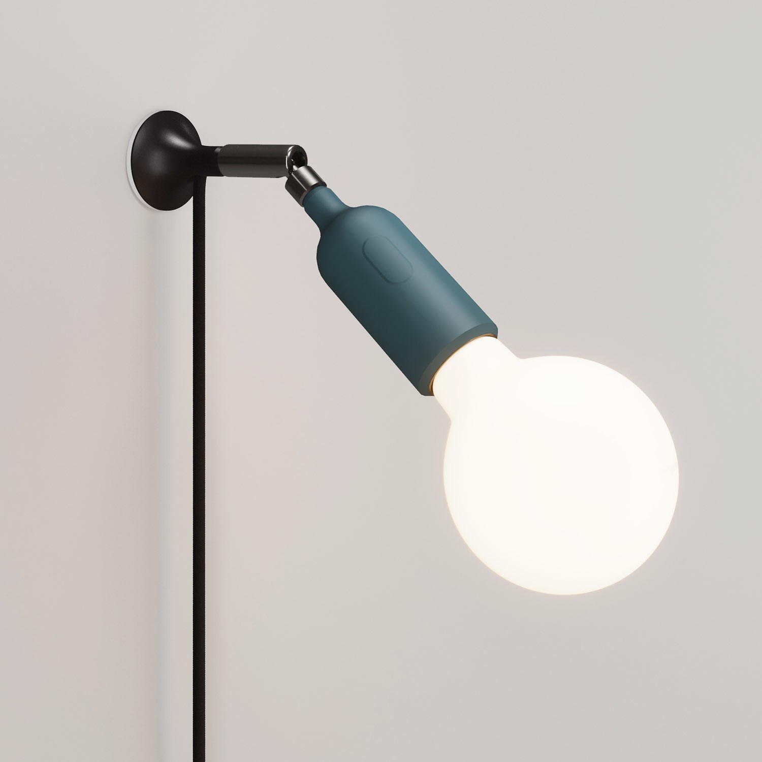 MAG-Y wall lamp with silicone socket and integrated switch