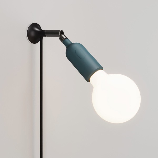 MAG-Y wall lamp with silicone socket and integrated switch
