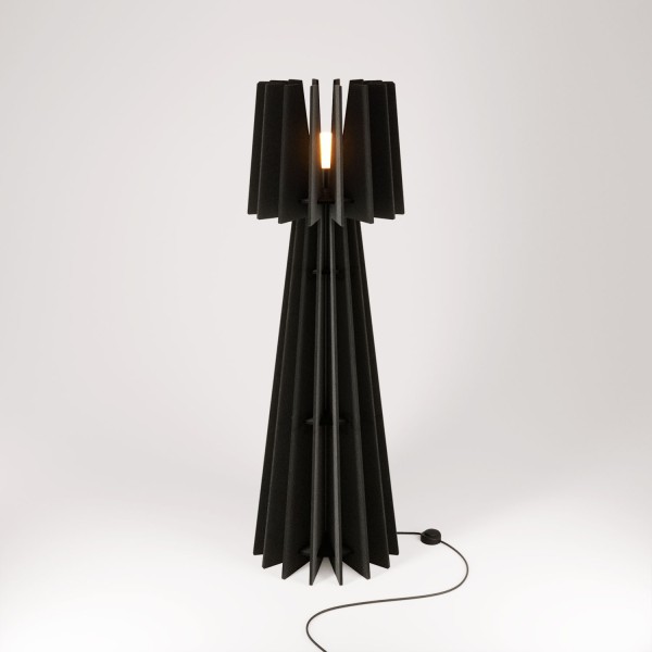 SHHINE - Floor Lamp Made of Sound-Absorbing Material
