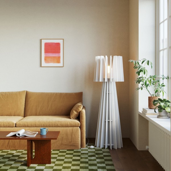 SHHINE - Floor Lamp Made of Sound-Absorbing Material