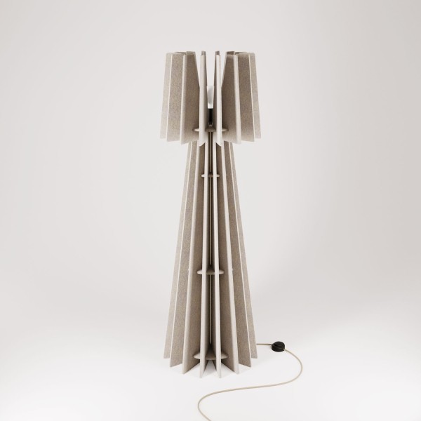 SHHINE - Floor Lamp Made of Sound-Absorbing Material