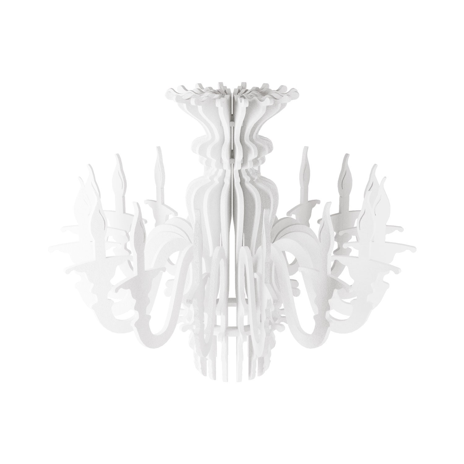 Suspension Lamp with Classic SHHANDELIER Shade Made of Sound-Absorbing Material