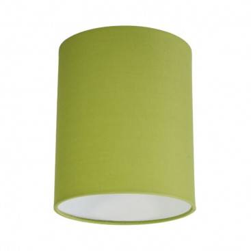 Cylinder Fabric Lamp Shade | 5.91 x 7.09 Inches | Italian Craftsmanship - Olive green canvas