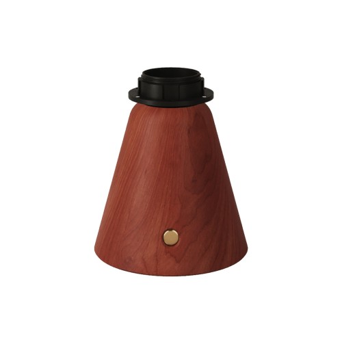 Portable and rechargeable Cabless11 Lamp Base suitable with lampshade - Terracotta