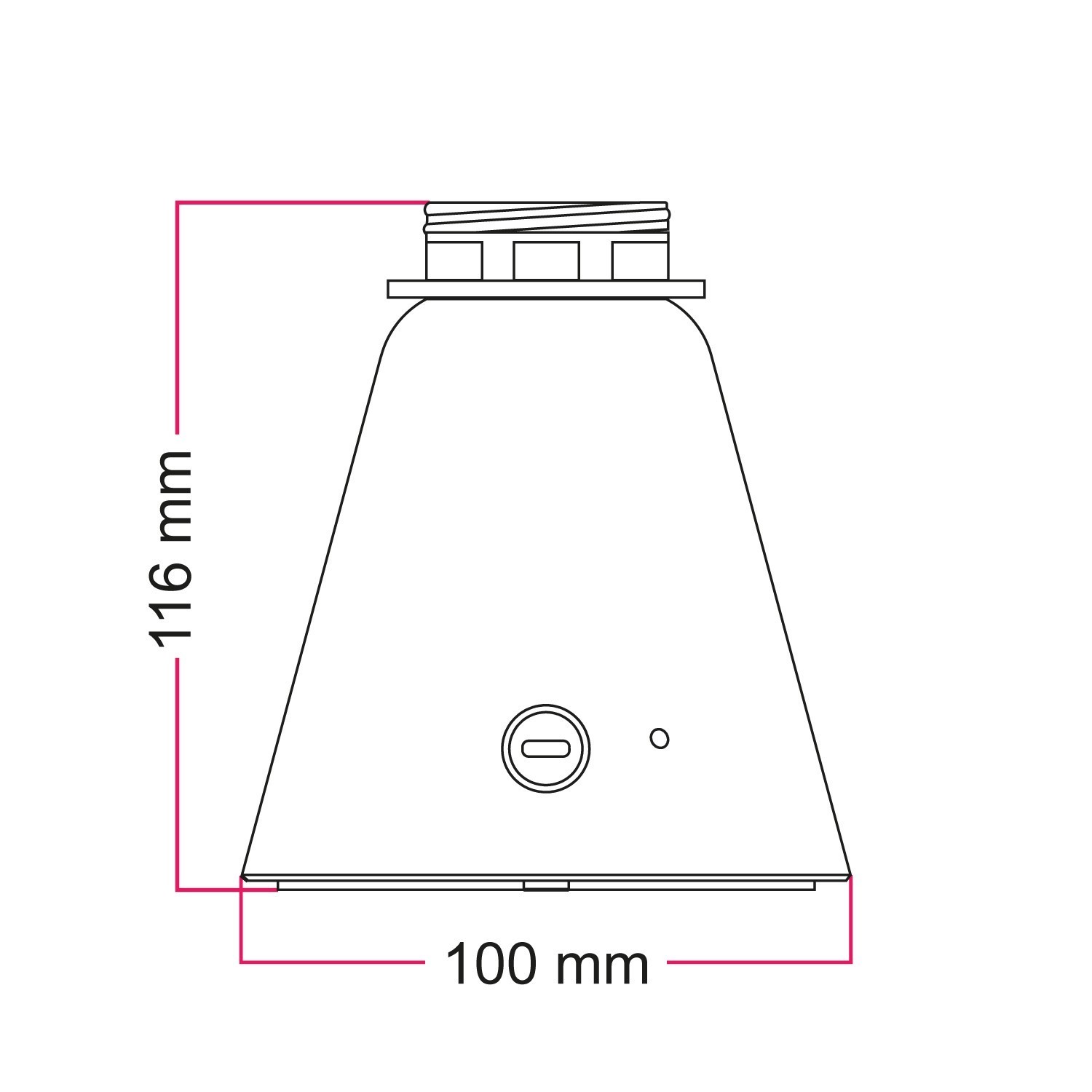 Portable and rechargeable Cabless11 Lamp Base suitable with lampshade