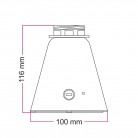 Portable and rechargeable Cabless11 Lamp Base suitable with lampshade
