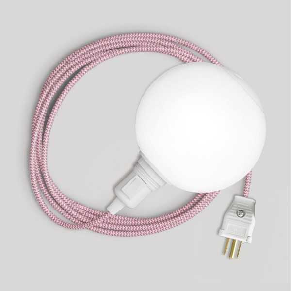 Snake Portable Lamp with socket switch, plug, and Unbreak-a-Ball unbreakable shade