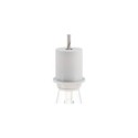 E26 semi-threaded metal socket kit with concealed cable clamp