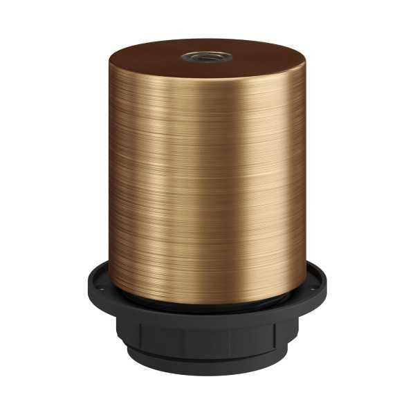 E26 semi-threaded metal socket kit with concealed cable clamp