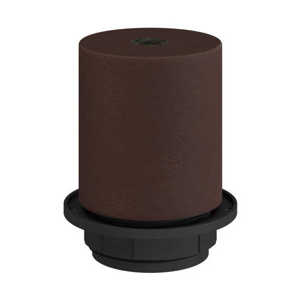 E26 semi-threaded metal socket kit with concealed cable clamp