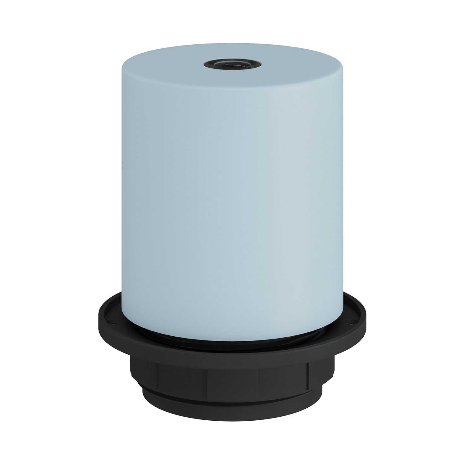 E26 semi-threaded metal socket kit with concealed cable clamp