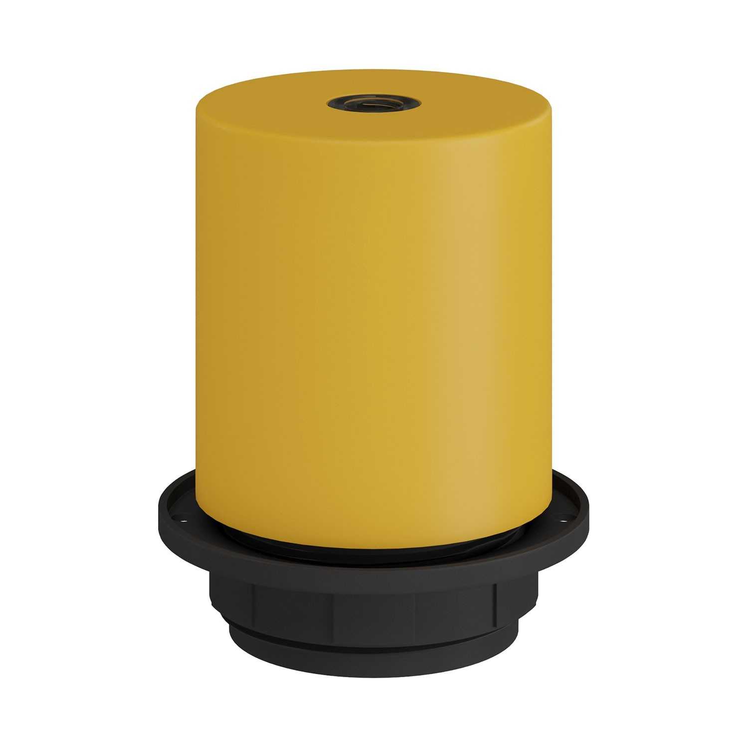 E26 semi-threaded metal socket kit with concealed cable clamp