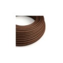 Glossy Rust Cloth Covered Wire - High-Quality Textile Cable RM36 - UL Listed