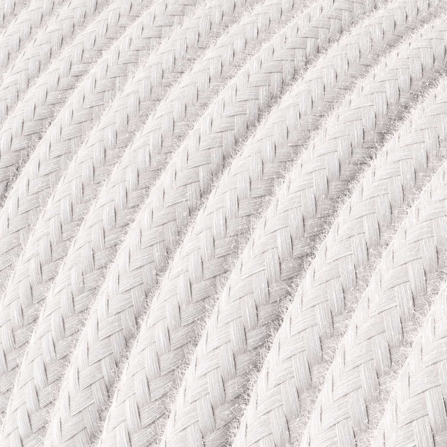 Cotton Pale Pink Cloth Covered Wire - Soft Fabric Lighting Cable RC16 - UL Listed