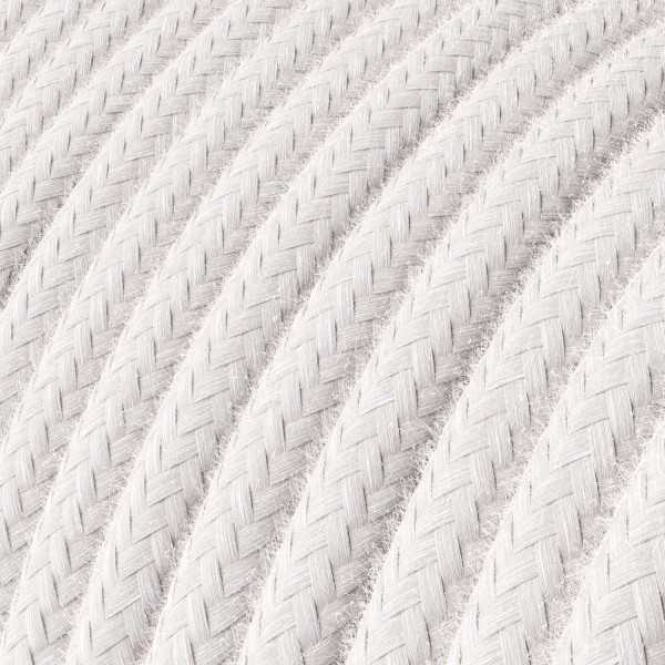 Cotton Pale Pink Cloth Covered Wire - Soft Fabric Lighting Cable RC16 - UL Listed